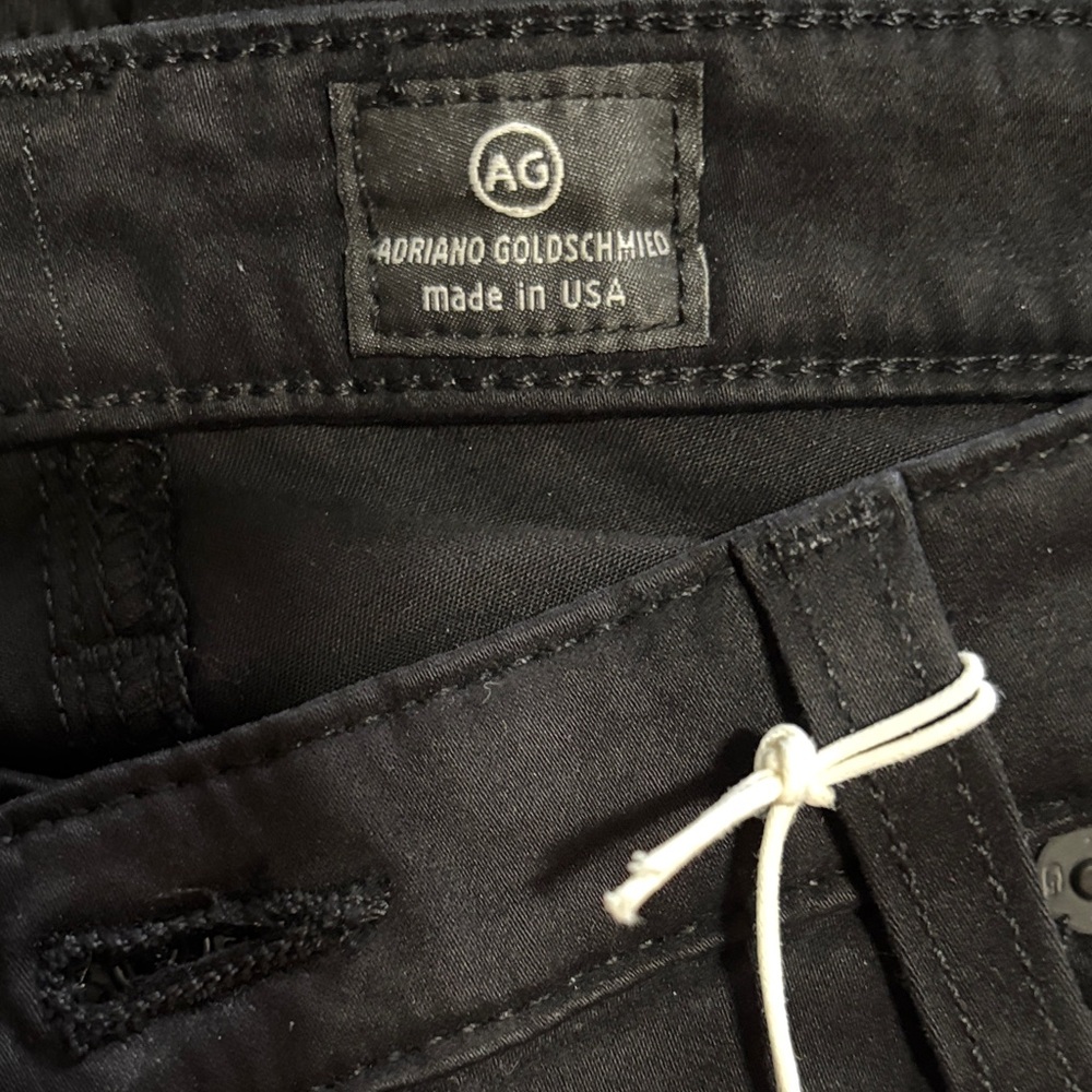 AG Women's Black Stilt Jeans size 32 New with tags never worn. Dark black - Picture 5 of 6